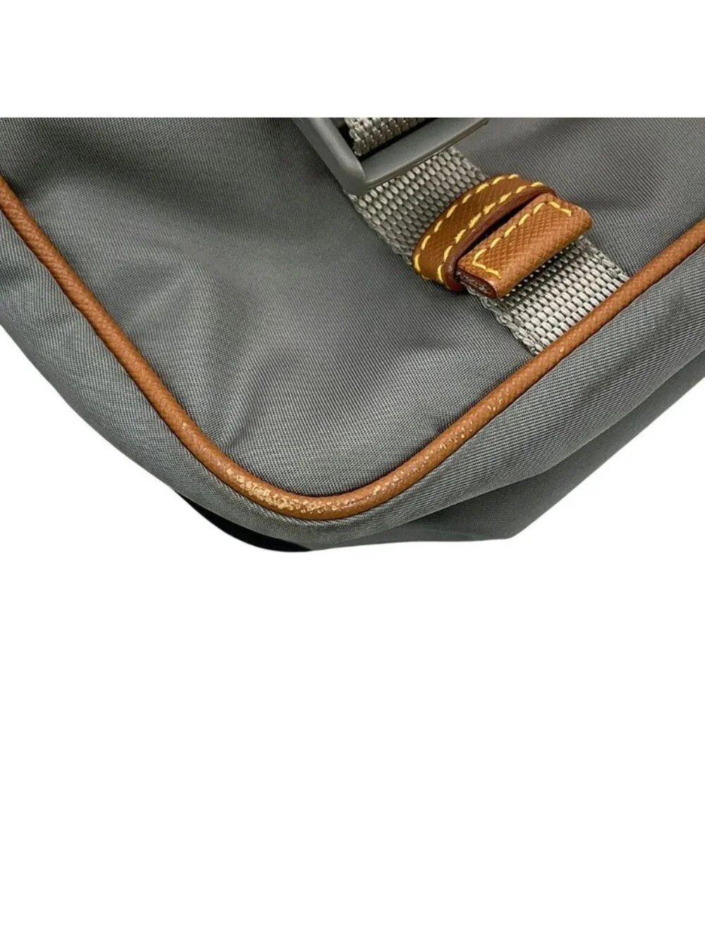 Prada Shoulder Bag Saffiano Leather Nylon Black